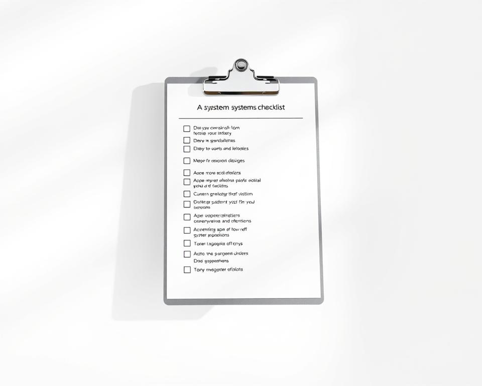 Checklist for Systems beginners in 2025