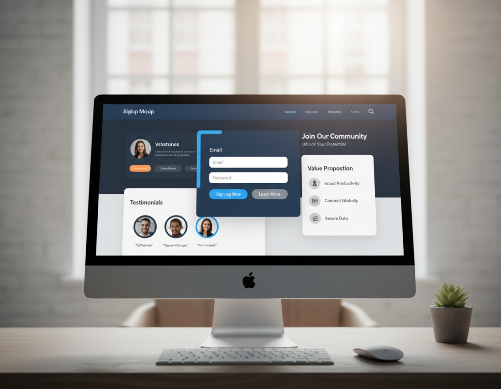 Landing Page Elements Increasing Signups Without Discounts